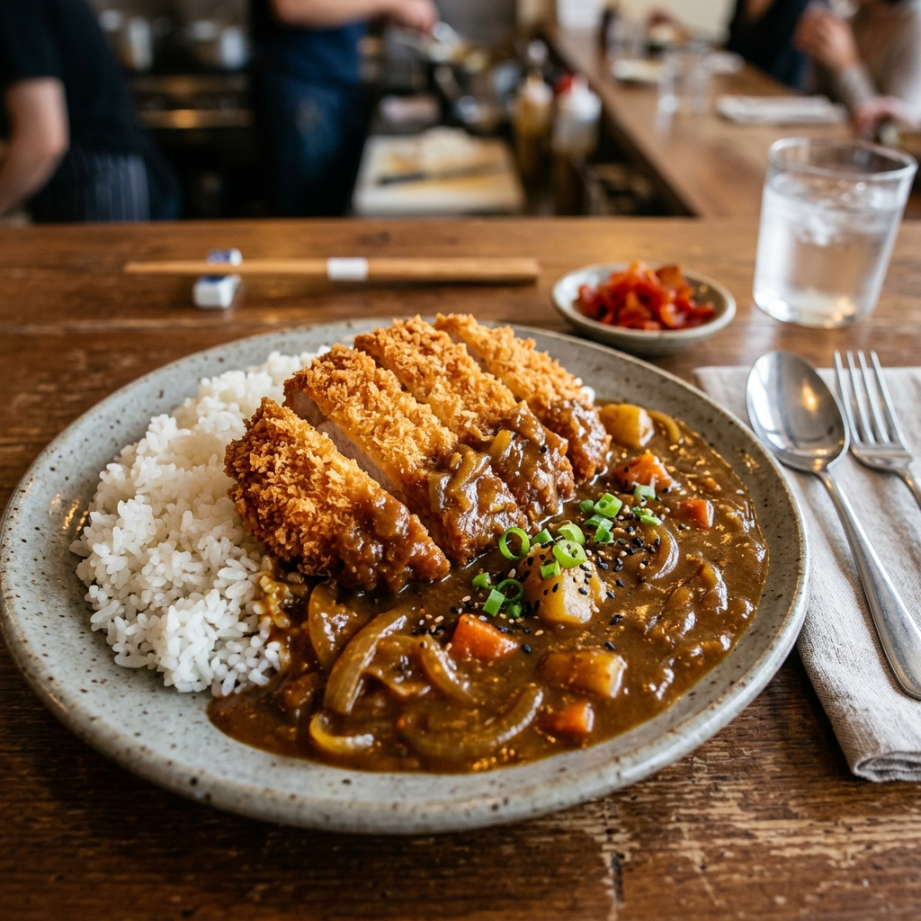 ロースカツカレー