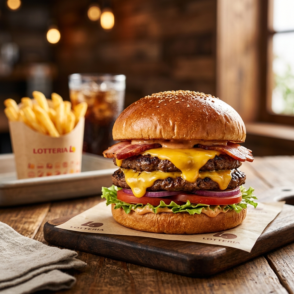 絶品チーズバーガー